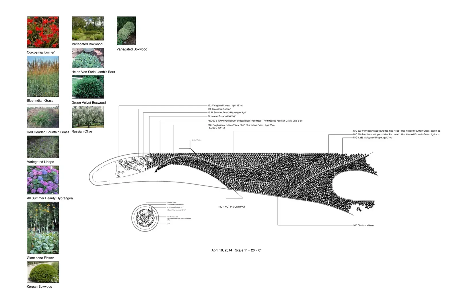 3D landscape design rendering, plan, or hand sketch image 3