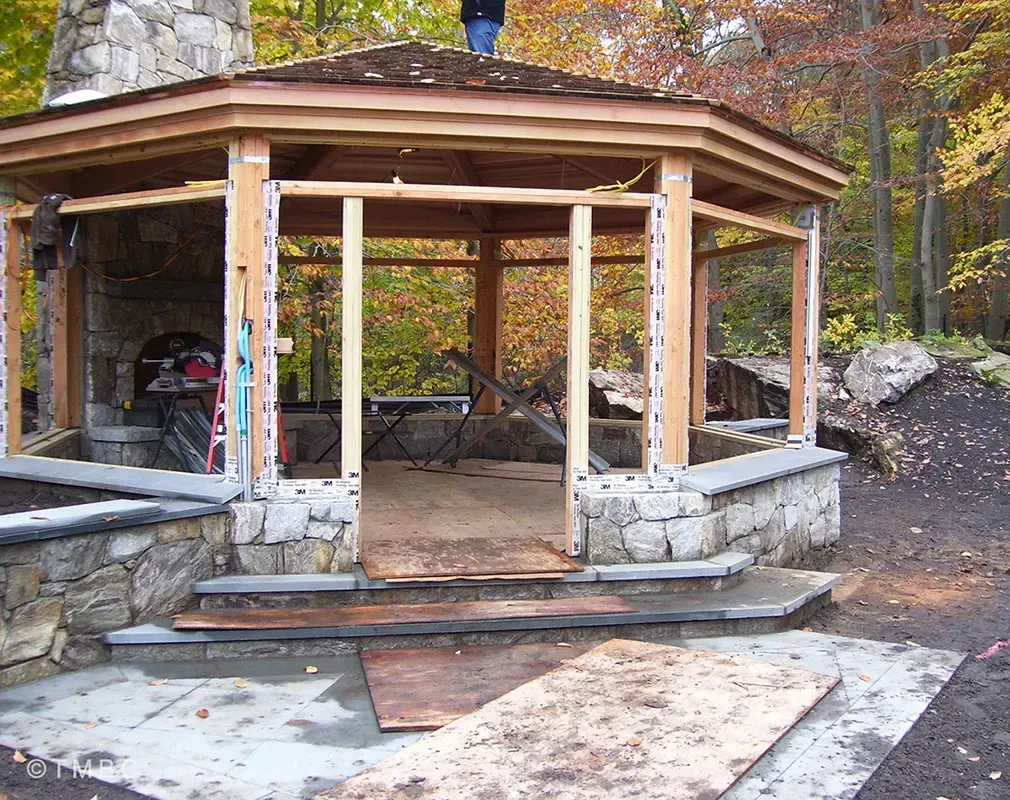 Custom carpentry, garden structure, gate, gazebo, or pergola detail image 6