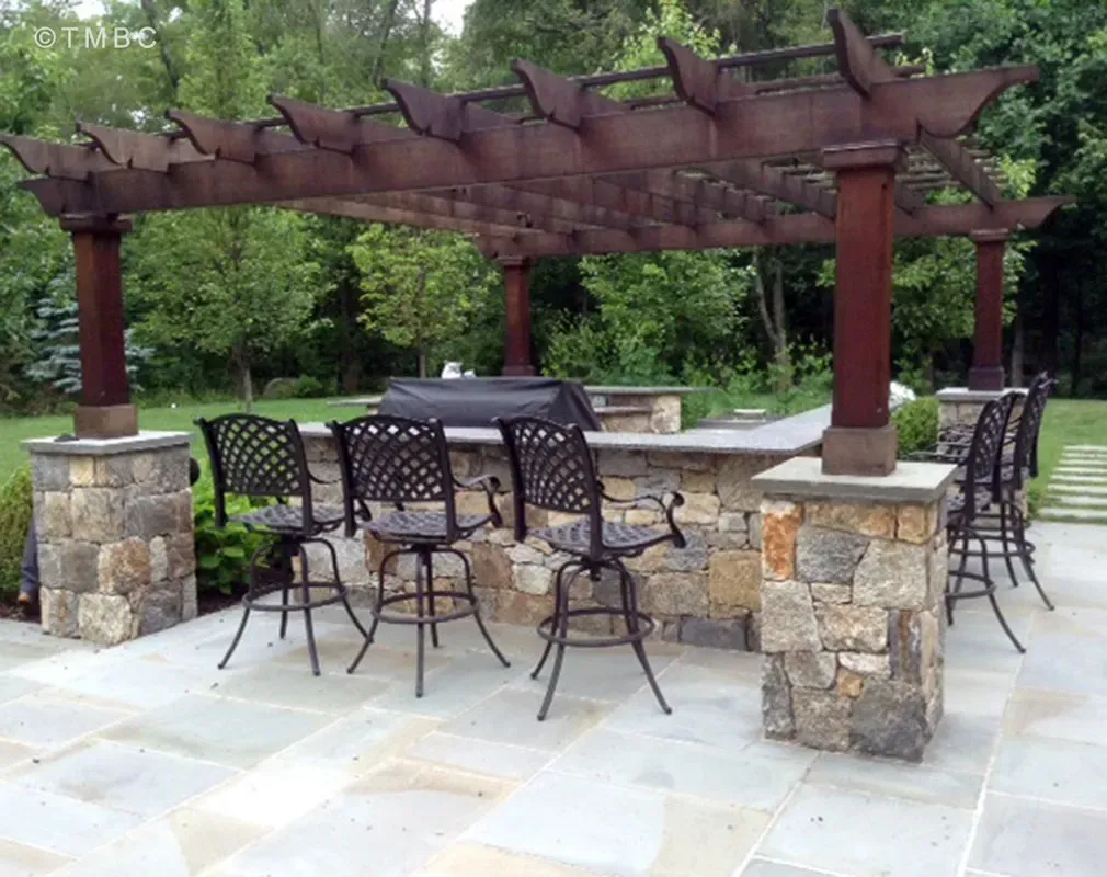 Custom carpentry, garden structure, gate, gazebo, or pergola detail image 28