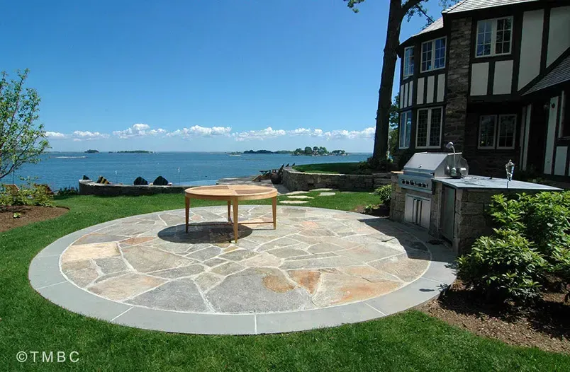 Custom pool design, spa, water feature, and outdoor living environment image 7