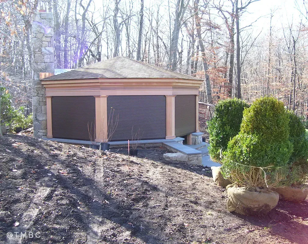 Custom carpentry, garden structure, gate, gazebo, or pergola detail image 48